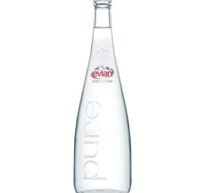WATER EVIAN 12/75 CL (G)