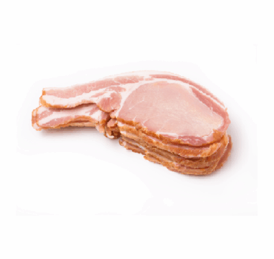 BACON BACK UK UNSMOKED 4/5 LB
