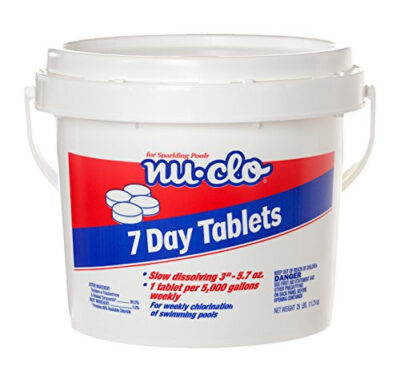 POOL CRYSTAL CLEAR CHLORINE TABS 22.8 KG