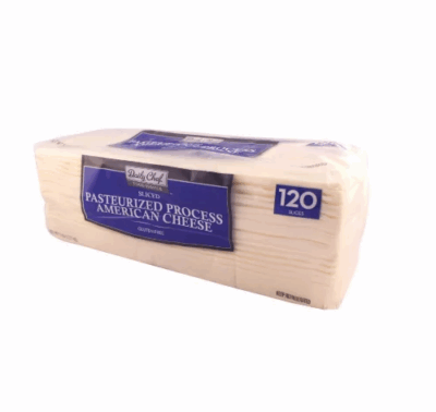 CHEESE AMERICAN SLICE WHITE 4/5#